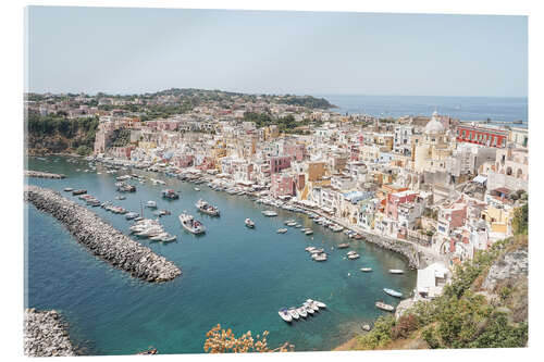 Akrylbilde Procida Island View, Italy