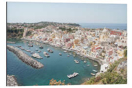 Tableau en aluminium Procida Island View, Italy