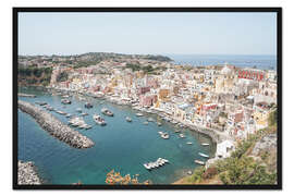 Gerahmter Kunstdruck Procida Island View, Italy