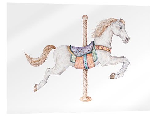 Acrylic print Carousel Horse