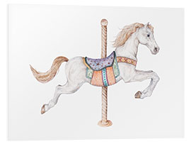 Foam board print Carousel Horse