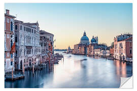 Selvklæbende plakat Venice in the morning