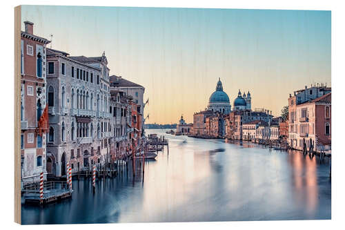 Quadro de madeira Venice in the morning