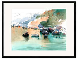 Framed art print Anthony Quinn Bay, Rhodes, Greece