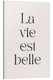 Magnettafel La vie est belle