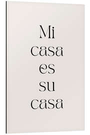 Magnettafel Mi casa es su casa