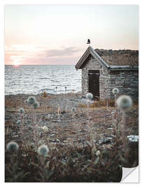 Sticker mural Stone Cabin