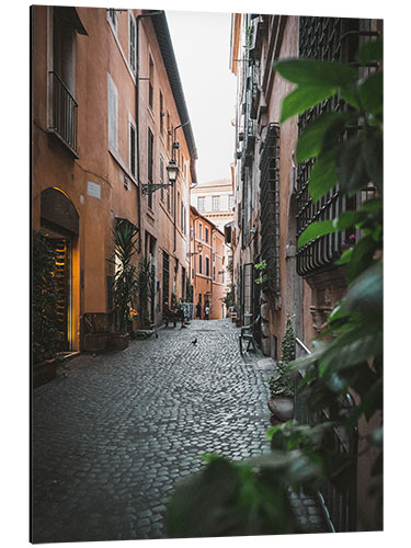 Aluminiumtavla Alley in Rome