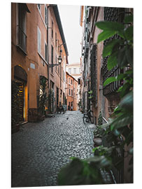 Foam board print Alley in Rome