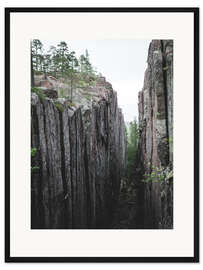 Gerahmter Kunstdruck Slåttdalsskrevan