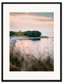 Gerahmter Kunstdruck Strand von Öland