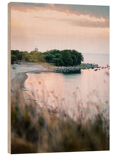 Quadro de madeira Öland beach