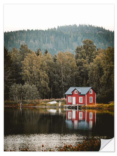 Adesivo murale Cabin by the lake