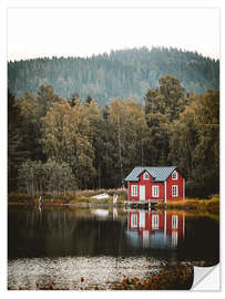 Wall sticker Cabin by the lake