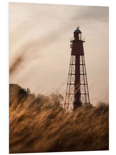 Hartschaumbild Leuchtturm Kapelludden