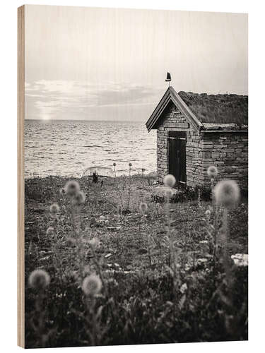 Tableau en bois Stone Cabin