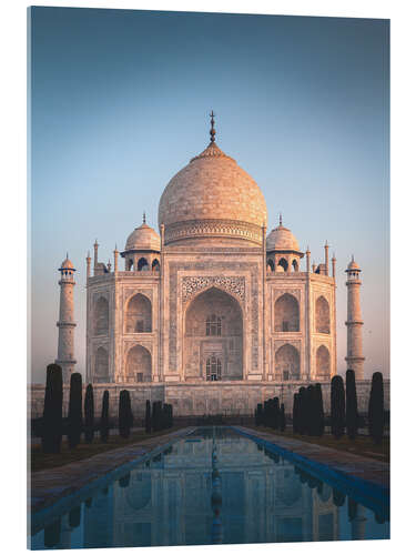 Acrylic print Taj Mahal