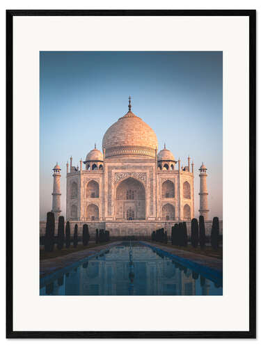 Gerahmter Kunstdruck Taj Mahal