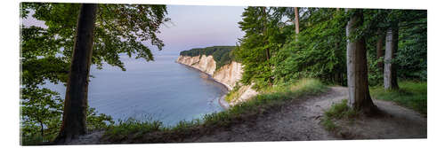 Akrylglastavla Chalk cliffs in the Jasmund National Park on Ruegen