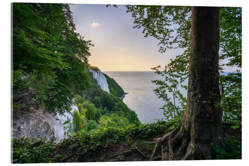 Obraz na szkle akrylowym Victoria viewpoint on the Koenigsstuhl rocks on Ruegen