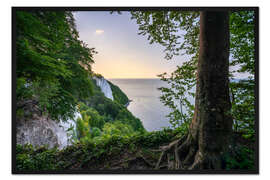 Gerahmter Kunstdruck Victoria Sicht auf dem Königsstuhl Felsen auf Rügen