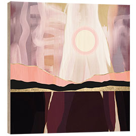 Cuadro de madera Mauve Sky - SpaceFrog Designs