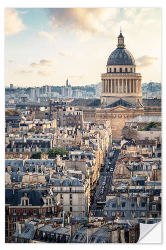 Selvklebende plakat Architecture In Paris