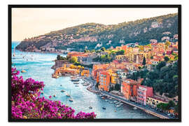 Gerahmter Kunstdruck Französische Riviera