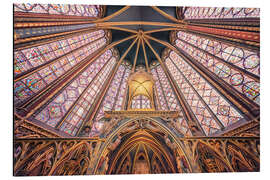 Aluminium print Sainte Chapelle