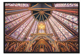 Gerahmter Kunstdruck Sainte Chapelle