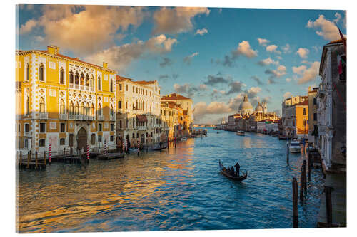 Acrylglasbild Canal Grande in Venedig