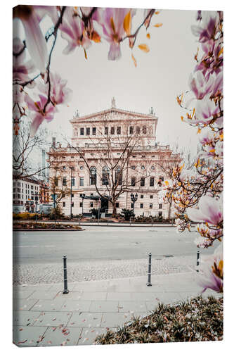 Leinwandbild Frankfurt Alte Oper