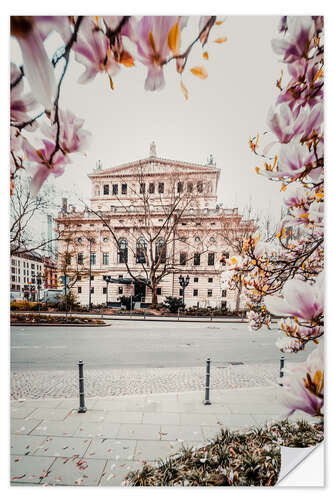 Selvklebende plakat Frankfurt Old Opera