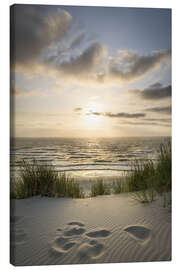 Lienzo  Sunset at the beach - Jan Christopher Becke
