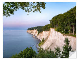 Wall sticker Chalk cliffs on the Baltic coast on Rügen