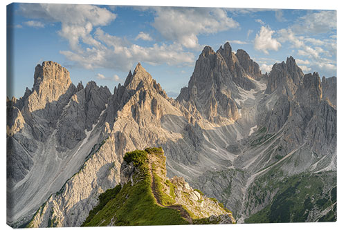 Lærredsbillede Cadini di Misurina in den Dolomiten