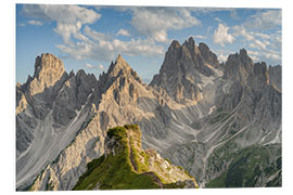 Quadro em PVC Cadini di Misurina in den Dolomiten