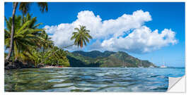 Wandsticker Opunohu Bay auf Moorea