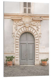 Tableau en plexi-alu The Blue Door In Rome