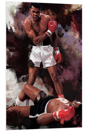 Foam board print Muhammad Ali I