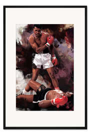 Gerahmter Kunstdruck Muhammad Ali I