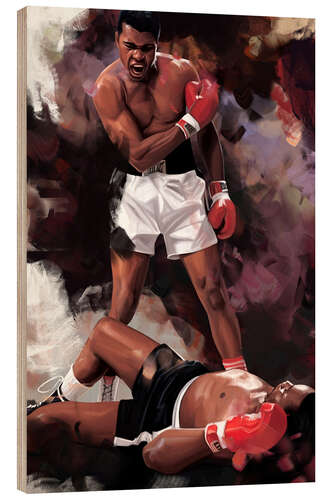 Hout print Muhammad Ali I