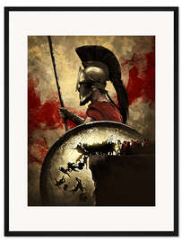 Gerahmter Kunstdruck 300 Spartans - Nikita Abakumov