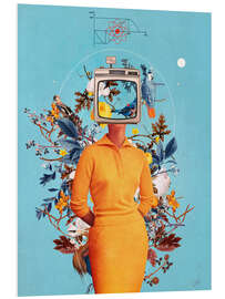 Hartschaumbild Füttere die Monitore nicht mit deinen Träumen