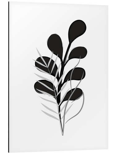 Tableau en aluminium Grass Plant b/w I