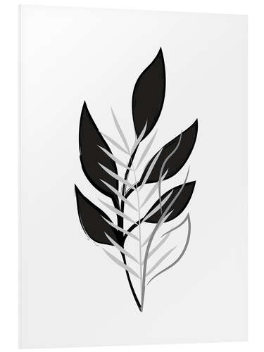 PVC print Grass Plant b/w II