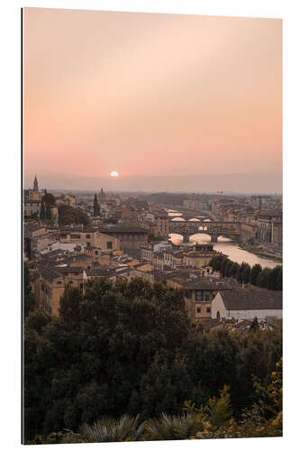 Gallery print Florence, Italy at sunset