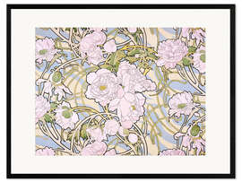 Stampa artistica con cornice Peonies