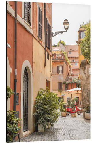 Stampa su alluminio Trastevere Streets in Rome