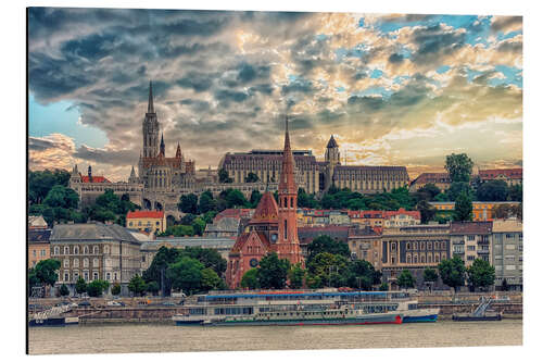 Cuadro de aluminio Budapest in the evening